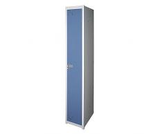 Taquilla metálica 1 Puerta. Módulo de 1 cuerpo. Med. 1800x280x520 mm. Desmontado.
