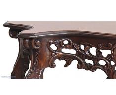 Artigiani Veneti Riuniti Consola clásica Tallada, Consola de recibidor en Madera Maciza, Mesa Auxiliar de salón, Mesa de recibidor Hecha por Artesanos