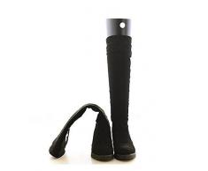 Upstore - 2 Pares de Soportes de plástico Grueso para Zapatos y Botas largas, Soporte automático, Soporte para Zapatos, arboles Altos y Cortos