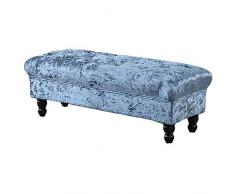 POETRY Tienda de Ropa Rectangular Banco de sofás Banco de Zapatos tapizados Transpirables Banco de Almacenamiento de otomana con Asiento Moderno para el hogar 4 Colores 60-120 cm (Color: Azul A