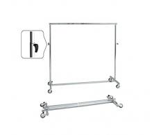 Perchero fijo plegable con base plegable