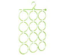 Demarket Gancho plegable Con 12 anillos-Verde