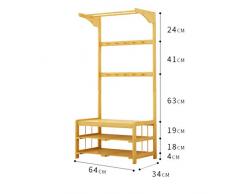 Colgador, Piso, Dormitorio, Simple, Moderno, Sala, Colgador, Simple, Multiuso, Banco, Zapato, Creativo, hogar, Estante de la Capa, (Product Only, Includes, Coat, Rack)