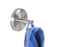 Bremermann Bad Serie Piazza – Juego de ganchos 2 toallas Mate de acero inoxidable