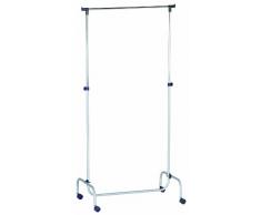 Haku Möbel 43081 Armario en Rollo 80 x 45 x 110/170 cm, Aluminio/Cromo