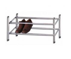 Generic 2 Niveles Zapatero Extensible y apilable Cromado Soporte de Almacenamiento Organizador < 1 & 2411 * 1 >