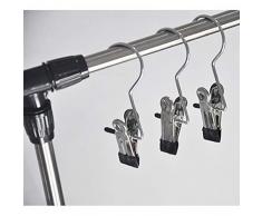 OUNONA 20 Unidades Botas Grapas Botas Pinza - Pinza Perchero Metal Pinzas de la Ropa con engomado Antideslizante para Vacaciones casa