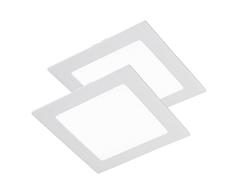 wonderlamp Downlight LED, Integrado, 18 watts, Blanco, 23 x 8 cm, 2 Unidades
