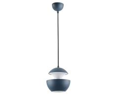 LAMPARA COLGANTE DE TECHO E27 DISEÃO MODERNO (AZUL)