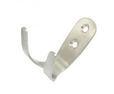 SODIAL(R) Percha Gancho Instalado en Pared Acero Inoxidable Plateado