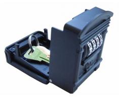 Btv 11310 Guardallaves 1 90x60x40 acero fundido/fundición, Negro, 0