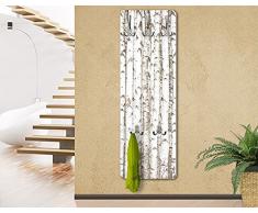 Perchero - No.YK15 Birch wall 139x46x2cm, percheros, perchero de pared, perchero pared, percheros pared, percheros modernos