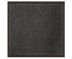 Déco Tapis - 1740298, Tapete Atrapapolvo Rectangul, 80 X 120 Cm, Uni, Alfombra De Entrada, Gris