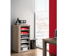 Armario auxiliar zapatero multiusos giratorio 270º color cambrian para almacenamiento de cocina, oficina, entrada o dormitorio. 60cm altura x 47cm ancho x 47cm fondo