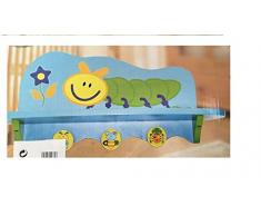 Estantería y percha infantil de madera. ATA42769