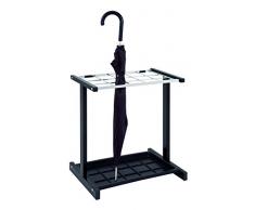 HAKU Möbel 26564 paragüero, 35 x 48 x 51 cm, negro/cromo