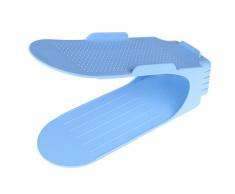 Funda Creative Marco de Manchester para cama individual de doble capa de plástico soporte estante zapatero organizador azul