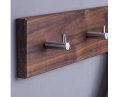Perchero de pared de madera | diferentes tipos de madera & longitudes disponibles | hecho a mano de Baviera | Panel perchero Perchero Gancho Perchero Perchero de madera | toallero | madera maciza