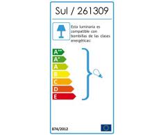 SUL Lámpara Colgante lágrimas negras PLAST - 29cm x 29cm x 45cm-95cm/h, color cromo/fume