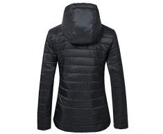 CONQUECO eléctrico calefacción Chaqueta Caliente Invierno Ropa de abrigode Ropa con de Batería Recargable Banco de alimentación Recargable (L)