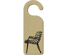 Azeeda 'Banco del Parque' Colgador de Puerta de 200mm x 72mm (DH00011231)