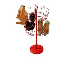 AOLI Zapatero de 2 niveles Rotatorio Colgando de zapatos de almacenamiento en rack de entrada balcones Secar colgado