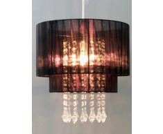Smartwares Luz Colgante con Forma de Candelabro de Diseño Moderno, Negro