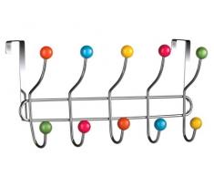 Premier Housewares - Perchero para puerta (10 ganchos), multicolor