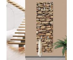 apalis 67495 American - Perchero de pared de piedra Pared, 139 x 46 cm