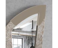 DISARTE - Espejos Modernos Vestidor - Kenia Plata/Negro (190x63) - iBERGADA