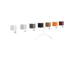 Pieperconcept - Union - Pieperconcept perchero de pared ancora con estera plegable del gancho blanco lacado de fundición cromoplateado