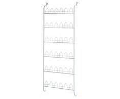 Generic YC-UK2 - 160920 - 48 < 1 & 5990 * 1 > holderging Soporte para R Colgar Zapatero Organizador Soporte Sobre la Puerta 18 par Cromado 18 par CHR