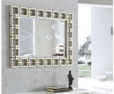 DISARTE - Espejos Modernos - Escocia Rectangular Plata (104x74) - iBERGADA