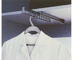 HAFELE Marca Alemania Perchero Extensible Colgador Extraíble para Armario Ropa Largo 312 mm Percha para Camisas para Corredera de Armarios Paquete de 1