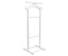Arredamenti Italia Galán de noche para dormitorio SIMPLY, madera - Color: blanco Ar-It il cuore del legno