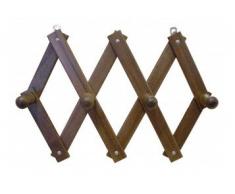 Perchero extensible (madera de haya. Extensión de 45 a 65 cm). aprox.