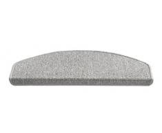 HMT 27805025 Paris – Juego de 8 Alfombras de escalera polipropileno gris 65 x 25 x 0,3 cm)