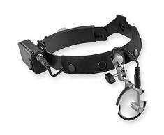 Gima 31108 modelo lux-55 espejo frontal ORL, funciona con pilas, 6 V