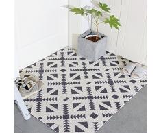 SangreAzul Antideslizante Felpudo Limpieza Fácil,Alfombra Durable Para Puerta Súper Suave Pequeña Alfombrilla Interior Exterior Felpudo Moderno Alfombra de Entrada-A 90x120cm(35x47inch)