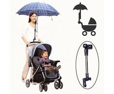 LL-Golf® - Soporte para paraguas o sombrilla para cochecito de bebé, bicicleta, silla de ruedas, andador, carrito de golf, pesca, etc.