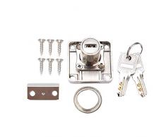 Cerradura Cerradura De Gabinete De Muebles Duraderos De Aleación De Zinc Reutilizable Caja Fuerte del Gabinete De Exhibición con Llaves para Oficina En Casa(138-32)