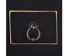 PEÑA VARGAS Mueble Auxiliar-Recibidor Oriente Negro 4 Puertas 3 Cajones (95x26x90), Madera, 95x26x90 cm