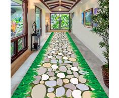 LRHYG Alfombra Pasillo Alfombras De Corredor 6mm De Espesor Antideslizante Transpirable Prevención De Inundaciones Corredor Hall Escaleras Centro Comercial La Alfombra (Color : B, Size : 1.2x3m)