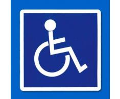 PEGATINA APLI SEÑALIZACION "WC MINUSVALIDOS"