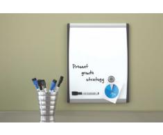 Nobo Pizarra blanca magnética individual, 355x280m, Blanco, 1903779, transparente