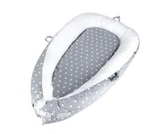 Luchild Nido Bebé Recién Nacido, Reductor de Cuna Nidos, Cama cana nido de viaje Doble Caras para bebe dormir