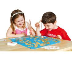 Games & Puzzles - Juguete educativo de idiomas (Fiesta Crafts 83-7SLI-4RW7) (versión en inglés)