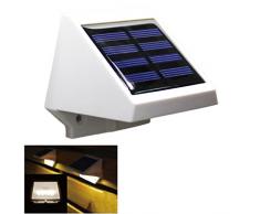chendongdong 4 LED Solar Powered Valla de escaleras jardín seguridad lámpara al aire libre impermeable luz