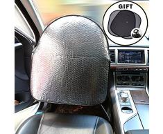 iZoeL Cubierta del volante del coche sombrilla 50cm*46cm Todos los coches +2 piezas Ventana lateral Quitasol 44 * 36 cm (Update)