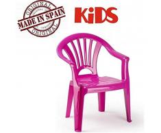 Plastiforte Silla de Plástico Color Rosa para Niños Plasticforte
